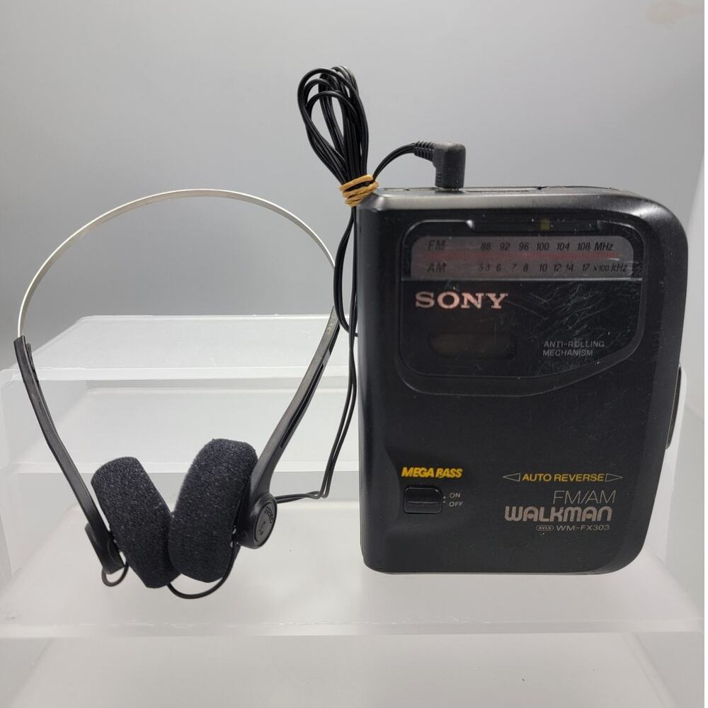 Sony Walkman WM-FX303 AM/FM Cassette Player Needs New Belt Parts